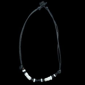 5/$25 Black and White Beaded Necklace
